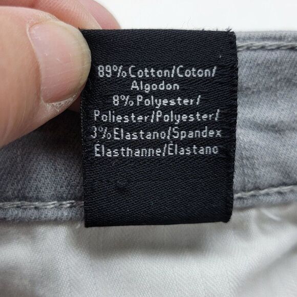 Calvin Klein CK Women's Skinny Jeans Size 26 Light Wash Gray Denim Stretch 26x29 - Picture 5 of 10